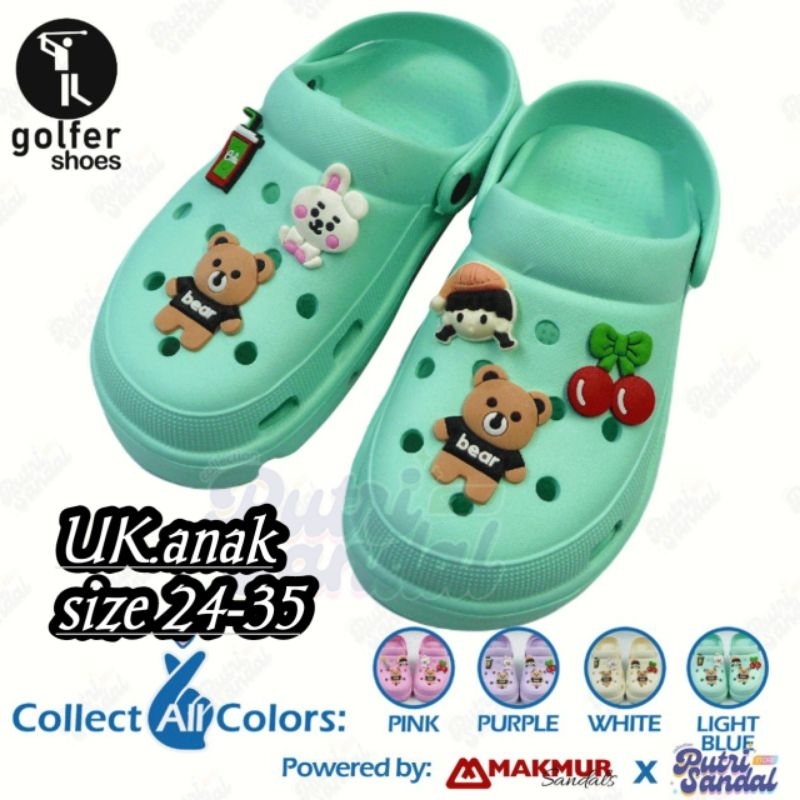 Sandal baim anak Fuji model terbaru  MIXUE (golfer)