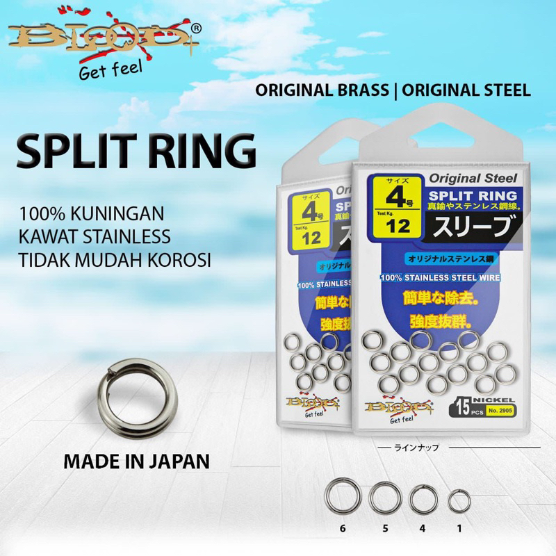 split ring pancing no 4 sampai 6