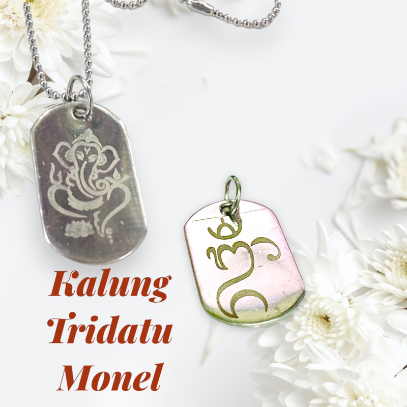 kalung tridatu bahan monel anti luntur dan anti karat