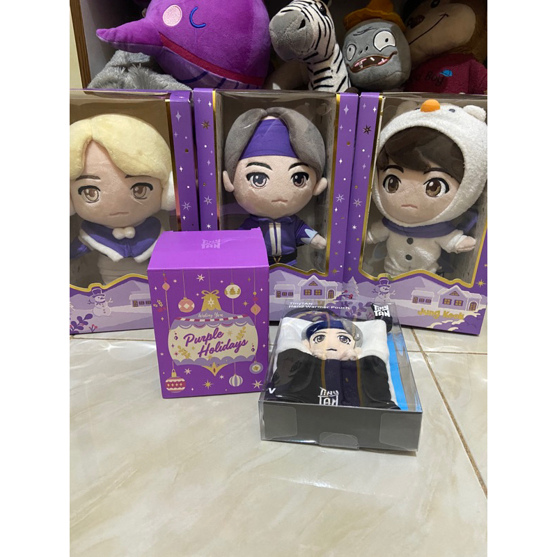 snowball / pouch bts / doll bts / tinytan