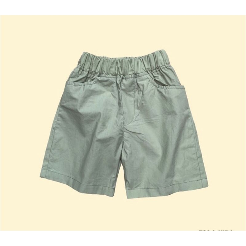 MALQIDS Celana Pendek Anak Laki Laki Short Pants Anak Green Mint