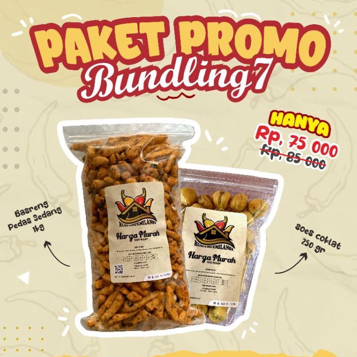 

PROMO 7 (BASRENG SEDANG 1KG+SOES 250)