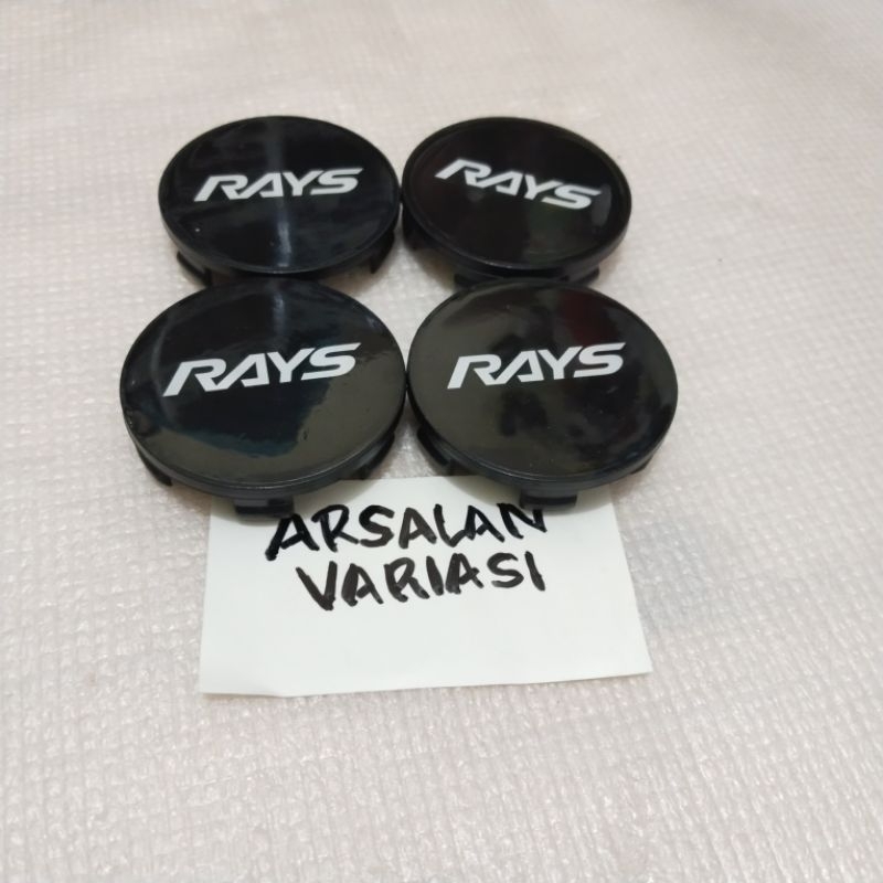 dop roda tutup velg mobil logo Rays diameter 5,2cm