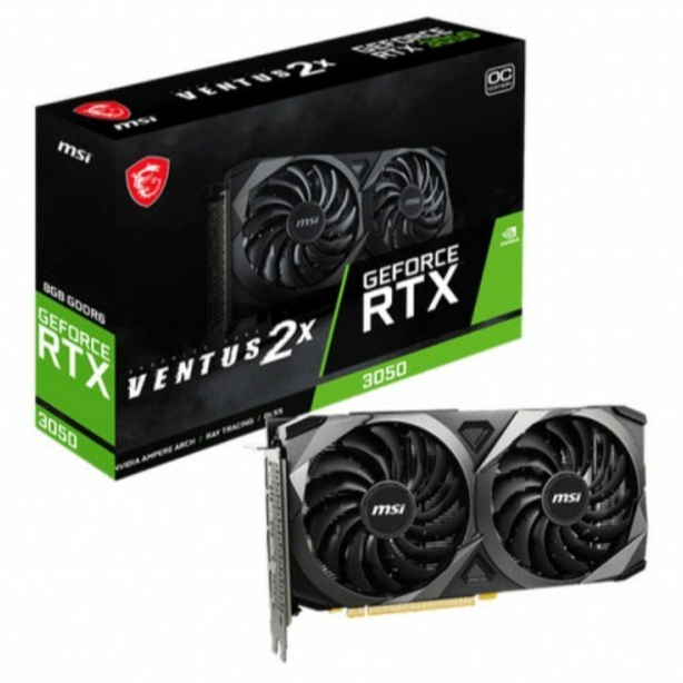 MSI GeForce RTX 3050 8GB GDDR6 - Ventus 2X OC