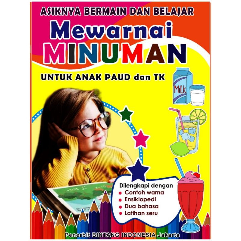 Buku mewarnai untuk paud dan tk