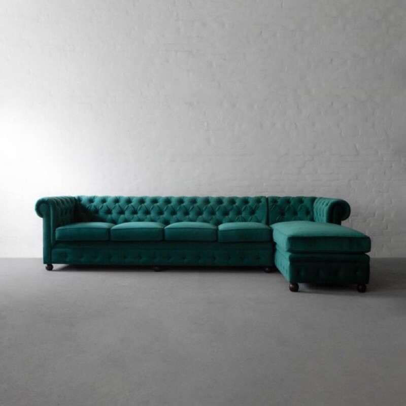 Sofa Chesterfield Modern (Model Sudut L)