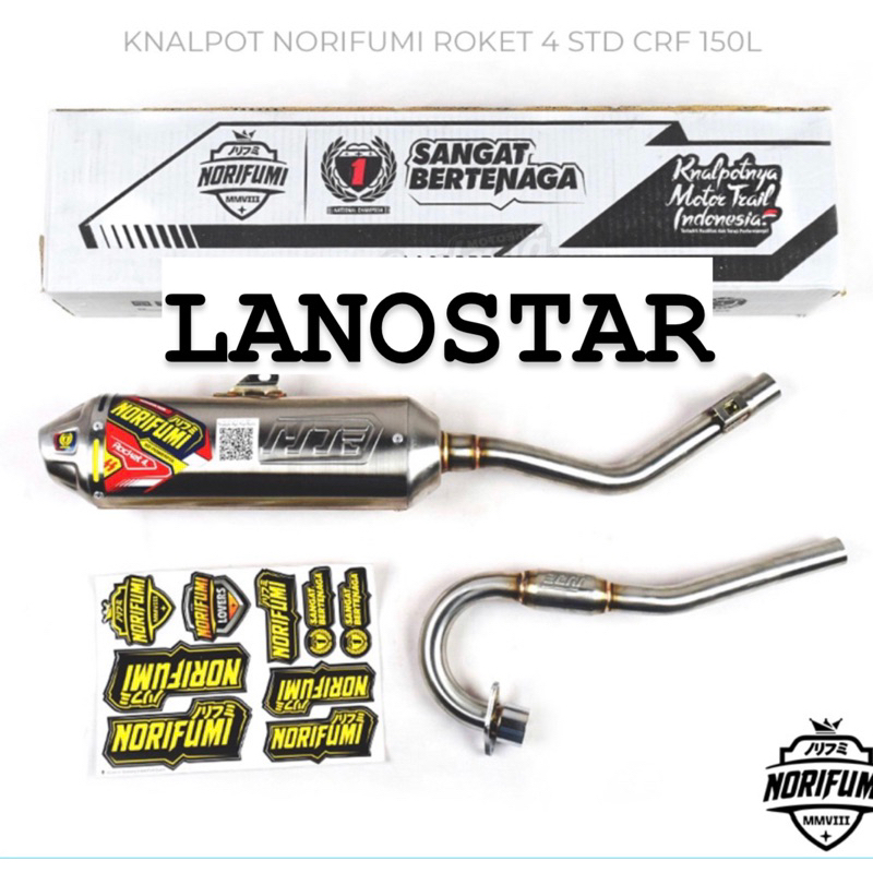 Knalpot Norifumi Crf Rocket 4 Original