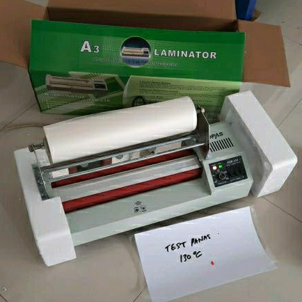 

Mesin Laminasi Panas Dingin Roll A3+ Modifikasi 33cm Topas FGK 330 Modified Laminating Machine Topas FGK 330mm