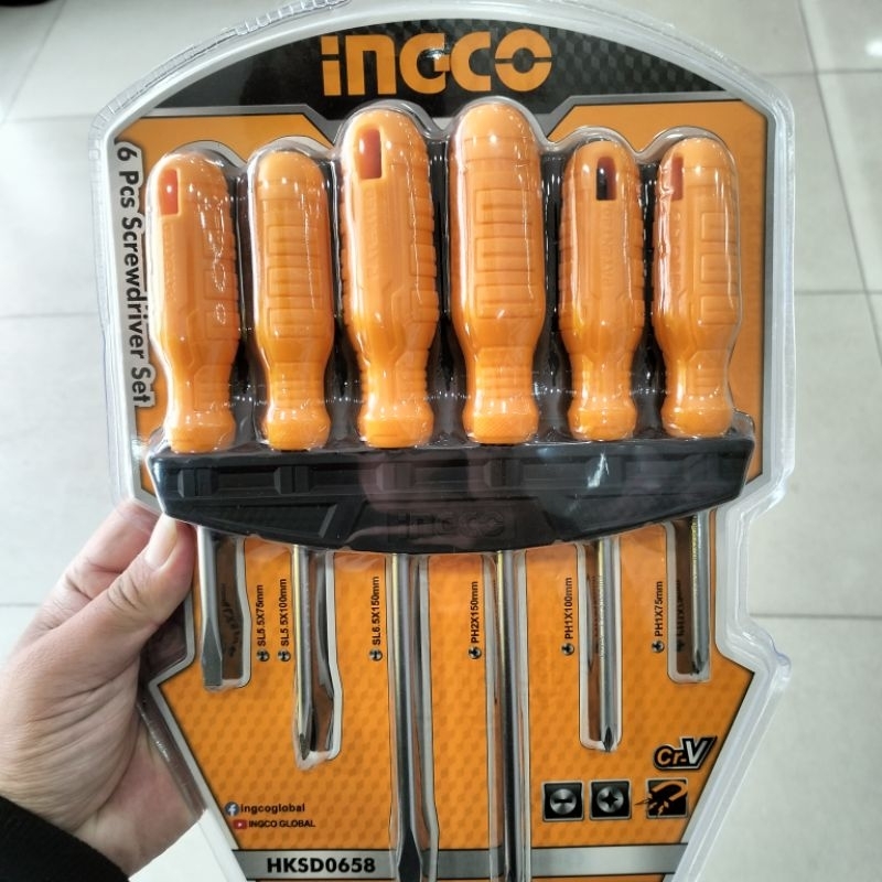 OBENG SET 6PCS INGCO ORIGINAL