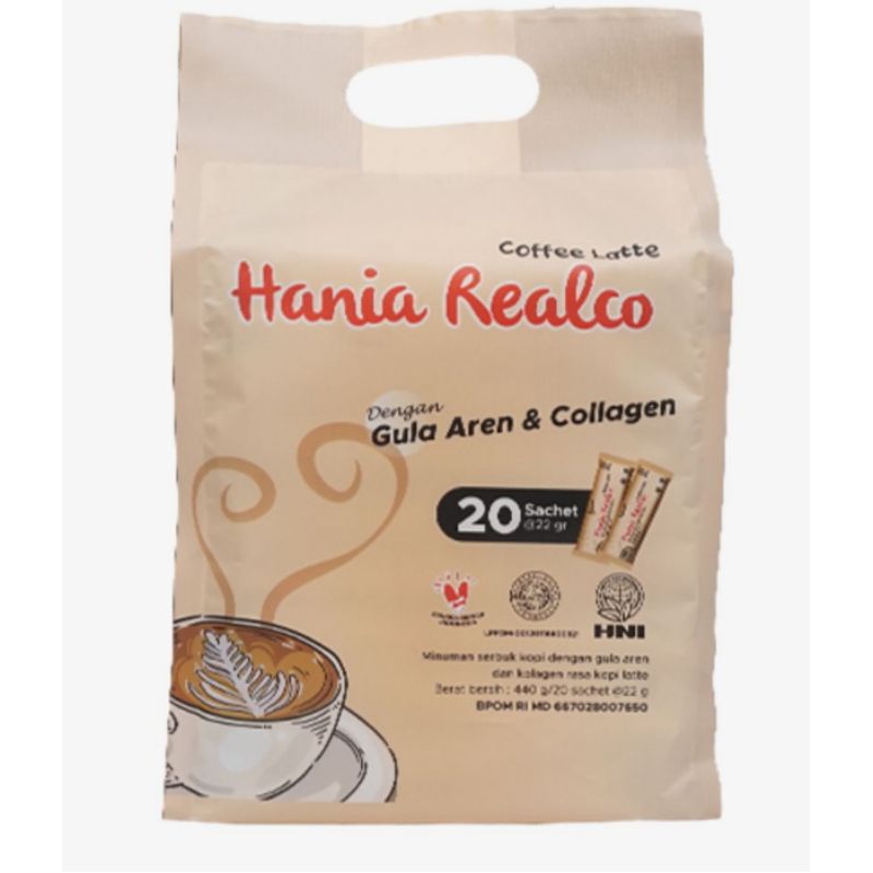 

REALCO LATTE/Kopi rasa latte dengan gula aren dan kolagen