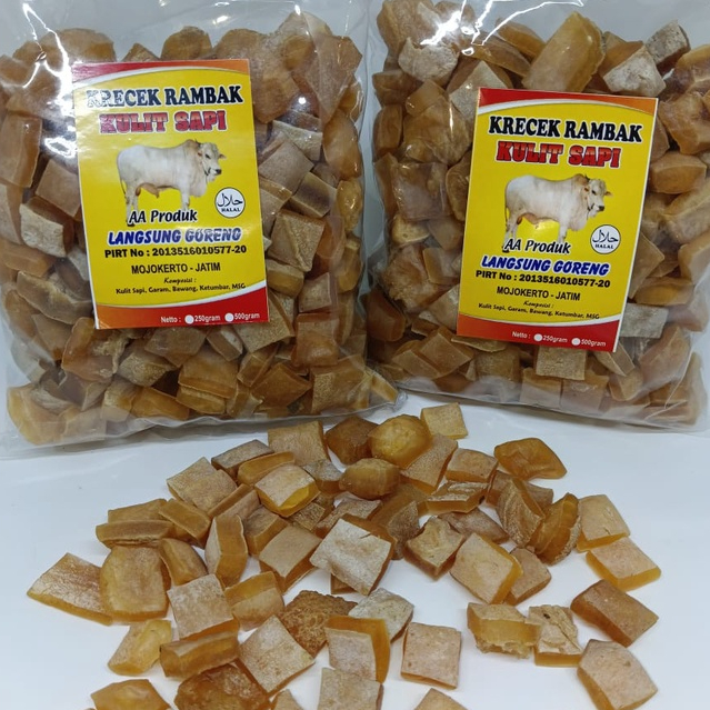 

1 Kg Kerupuk Rambak Sapi mentah kotak / kerupuk kulit sapi mentah langsung goreng ASLI MOJOKERTO KIRIM HARI INI JUGA