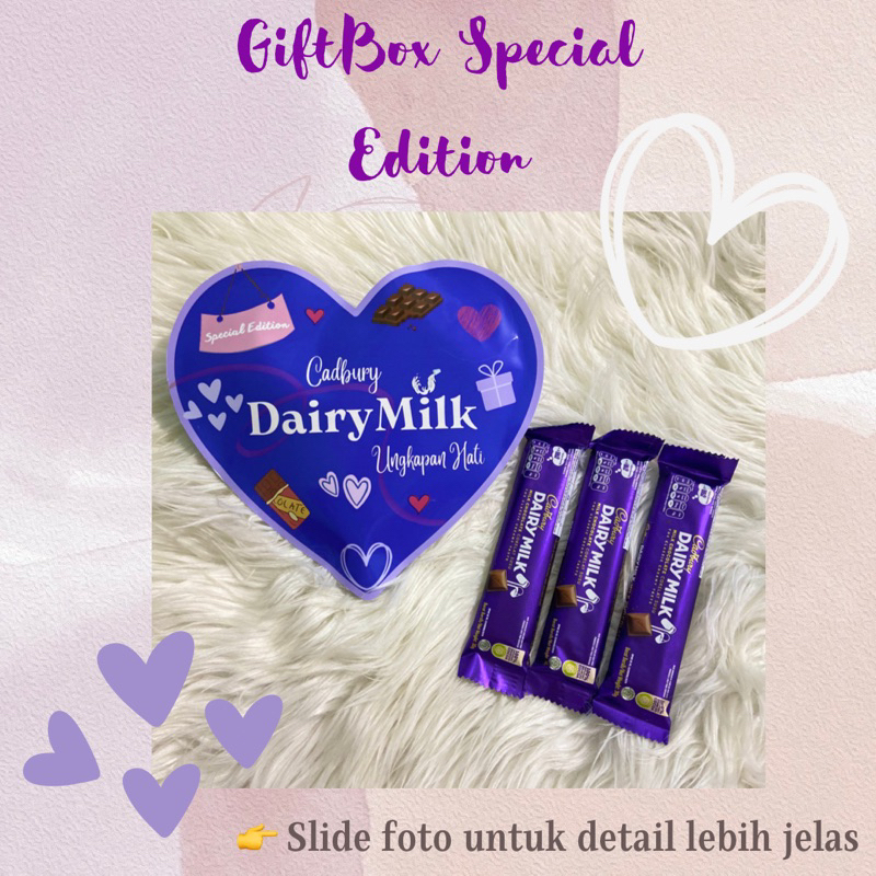 

Promo 7.7 Giftbox Special Love Edition // SILVERQUEEN DairyMilk // Valentine Birthday Wedding