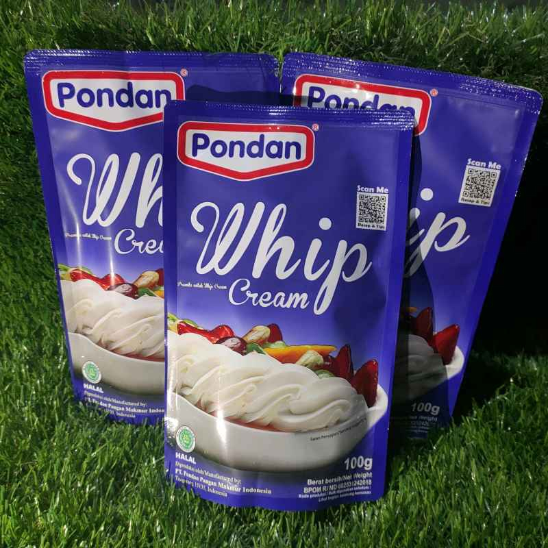 PONDAN WHIP CREAM POUCH 100g