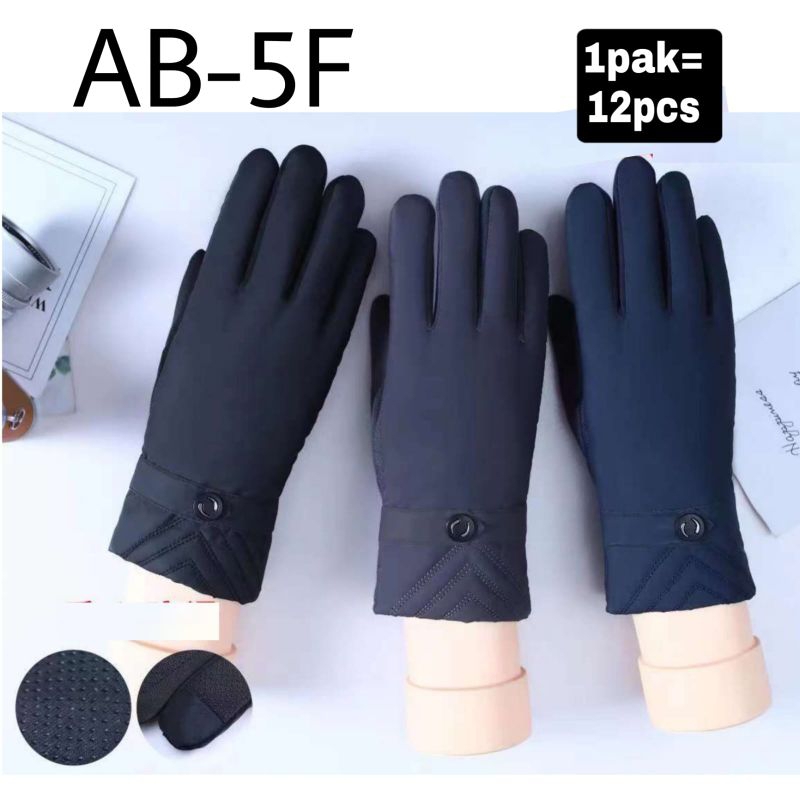 sarung tangan pria touch screen man glove tebal AB-5f