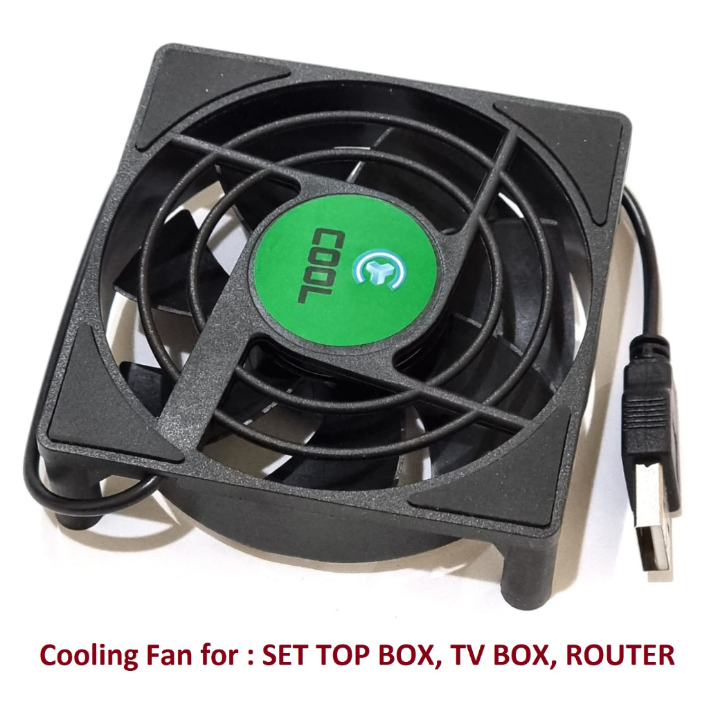 Kipas USB Fan Cooling Pendingin TV Box Wifi Router Set top box