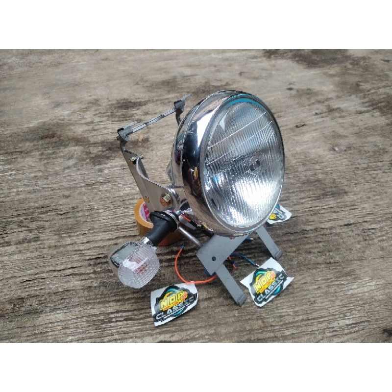 BATOK KEPALA NINJA SS KROM BATOK LAMPU DEPAN NINJA SET KUPINGAN NINJA SS NINJA R BREKET SET NINJA SS