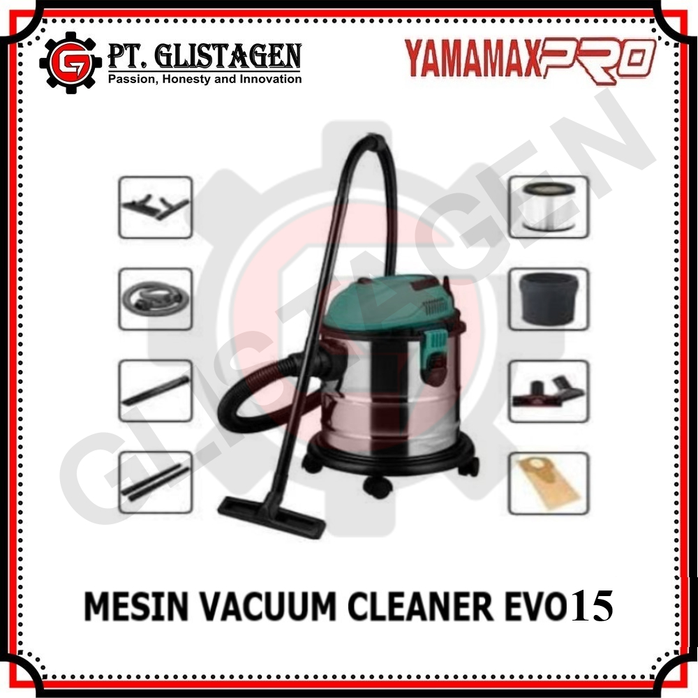 Yamamax Pro EVO-15L 3in1 Vacum Cleaner YAMAMAX EVO-15Liter 3 in 1 ( Basah, Kering, Tiup )