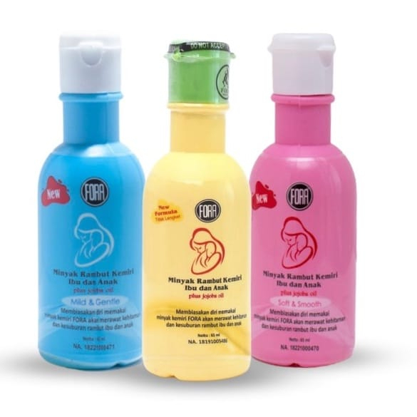 FORA - MINYAK KEMIRI 65 ML / PENYUBUR RANBUT BAYI DAN ANAK