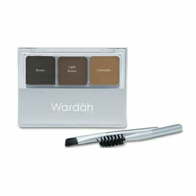 Wardah Eyexpert Eyebrow Kit 3 gr/ Wardah eye expert eyebrow kit pensil alis wardah baru