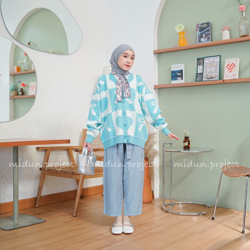 MISKA CARDY | CARDIGAN MOTIF PREMIUM