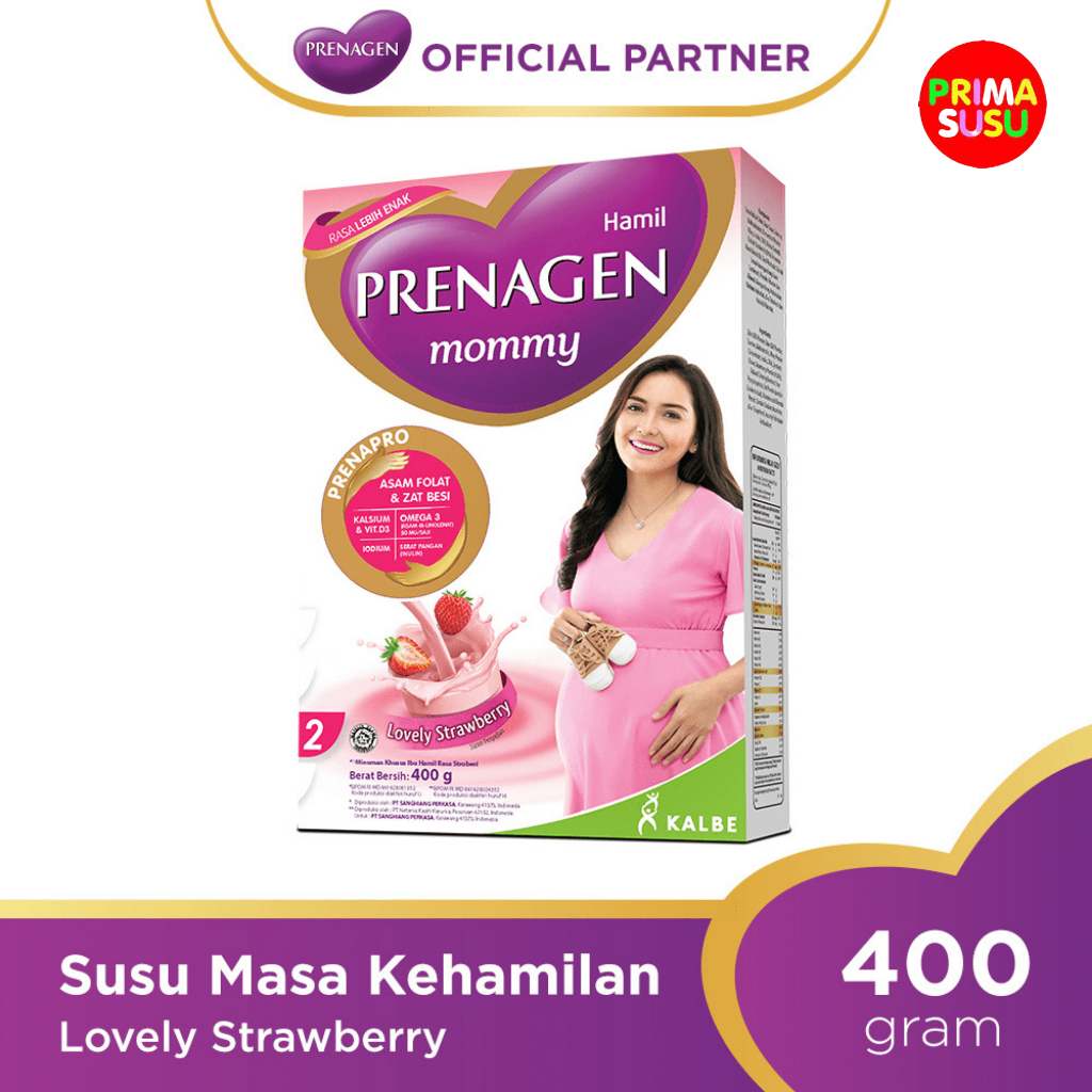 Prenagen Mommy 400 Gr, Mung Bean, Vanila, Strawberry, Cokelat