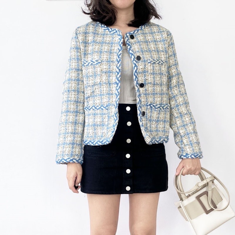 BRAND NEW blazer tweed blazer import tweed blazer blazer premium premium tweed blazer blazer tweed p