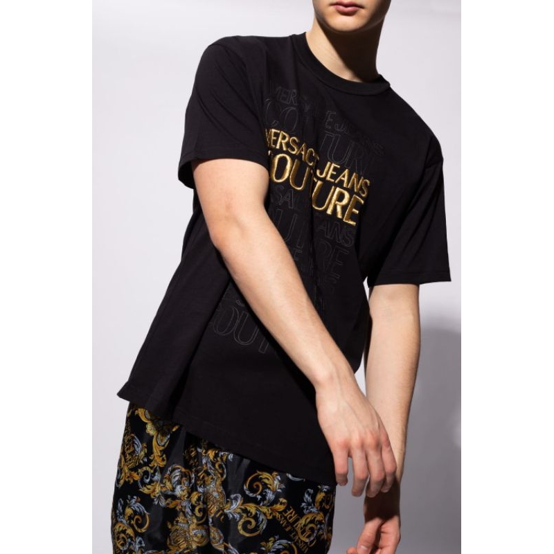 BTS - KAOS BAJU VERSACE SIGNATURE PRIA WANITA REAL COTTON COMBED  24S TSHIRT PREMIUM