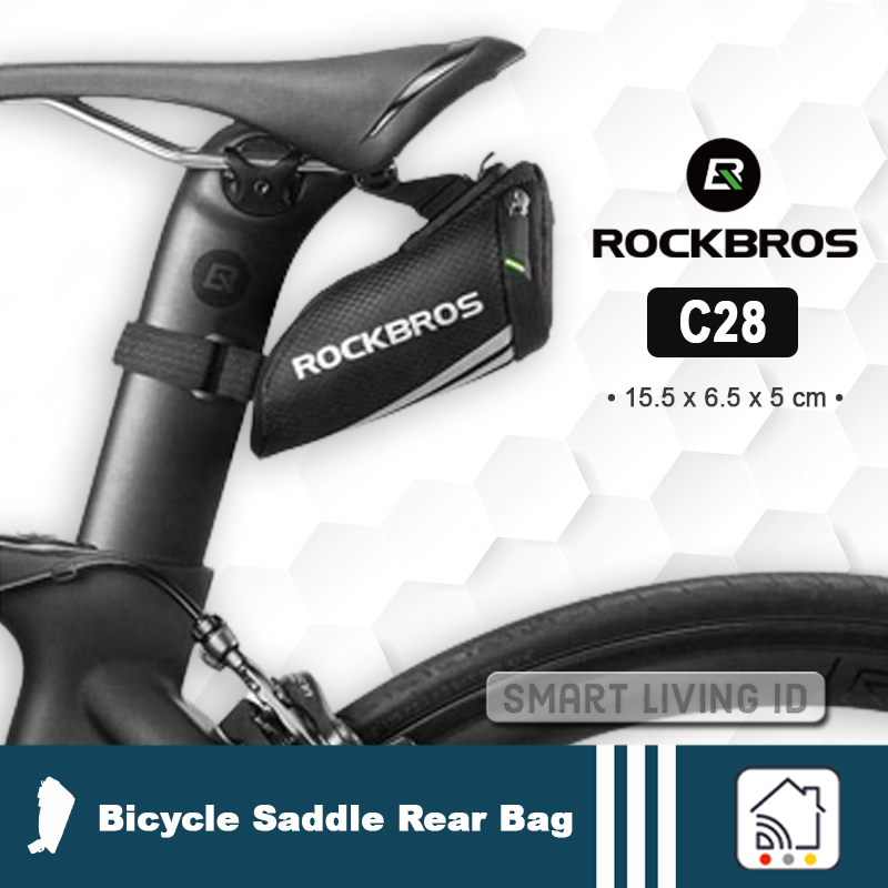Tas Sepeda Sadel Belakang Rockbros Mini Bicycle Saddle Rear Bag C28
