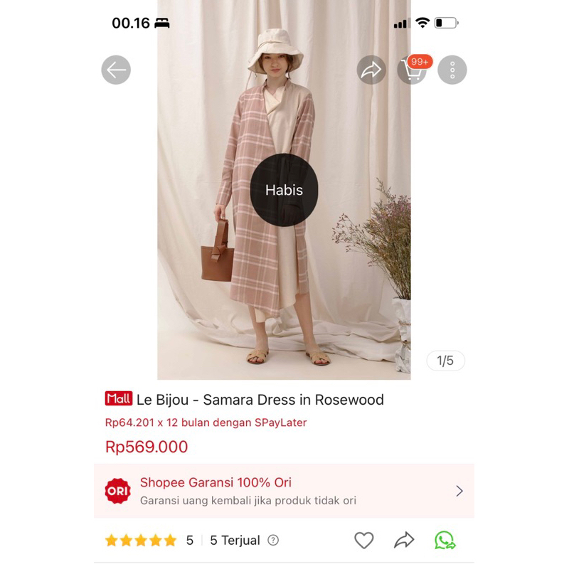 le bijou dress samara