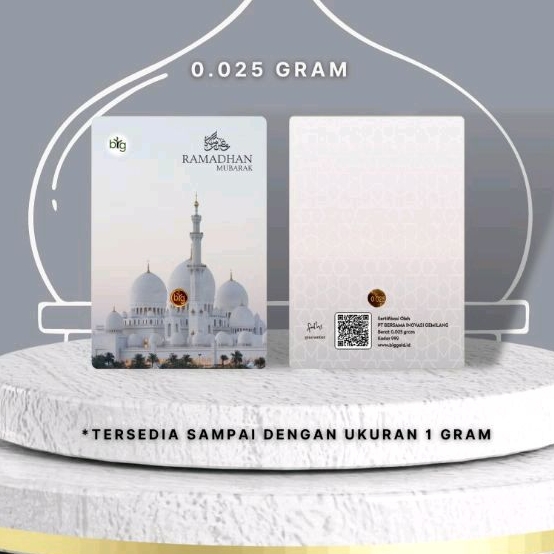 big gold idul Fitri white 0.025 gram big gold