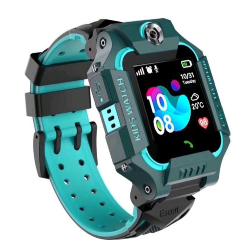 Imo Anti Air IP67 Q12 Jam tangan anak telepon - anak Gps Digital Smartwatch anak Waterproof  Kids Smart Watch