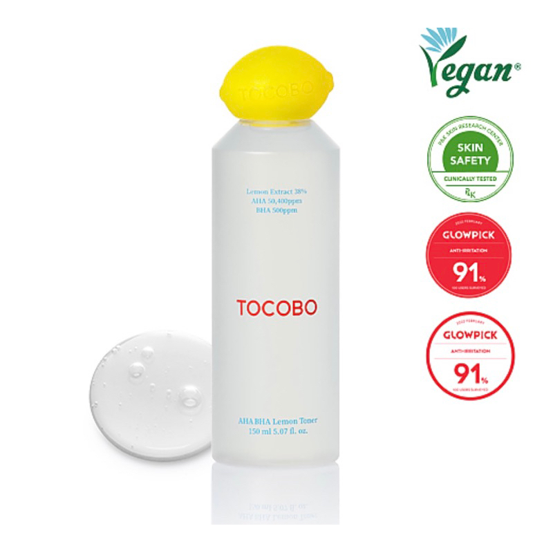 TOCOBO AHA BHA Lemon Toner 150ml