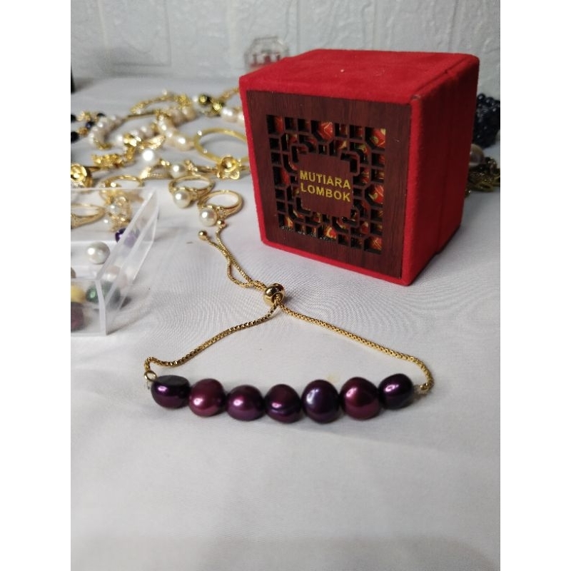 GELANG SERUT MUTIARA ASLI LOMBOK