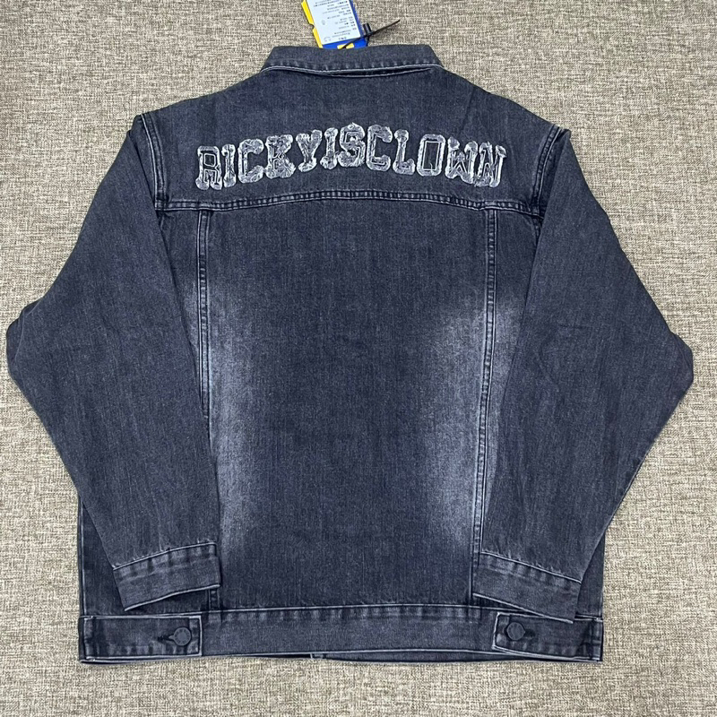 RIC Ricky Is Clown Black Denim Jacket Black Original / RickyisClown
