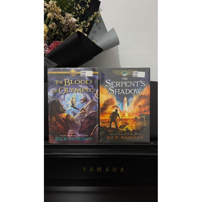 The Blood of Olympus & The Serpent’s Shadow - Rick Riordan (English paperback)