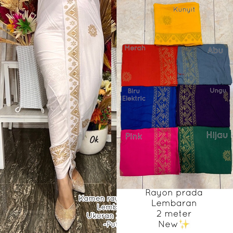 rayon prada | kain rayon | kamen prada | kain bali | kamben | kain rayon bali