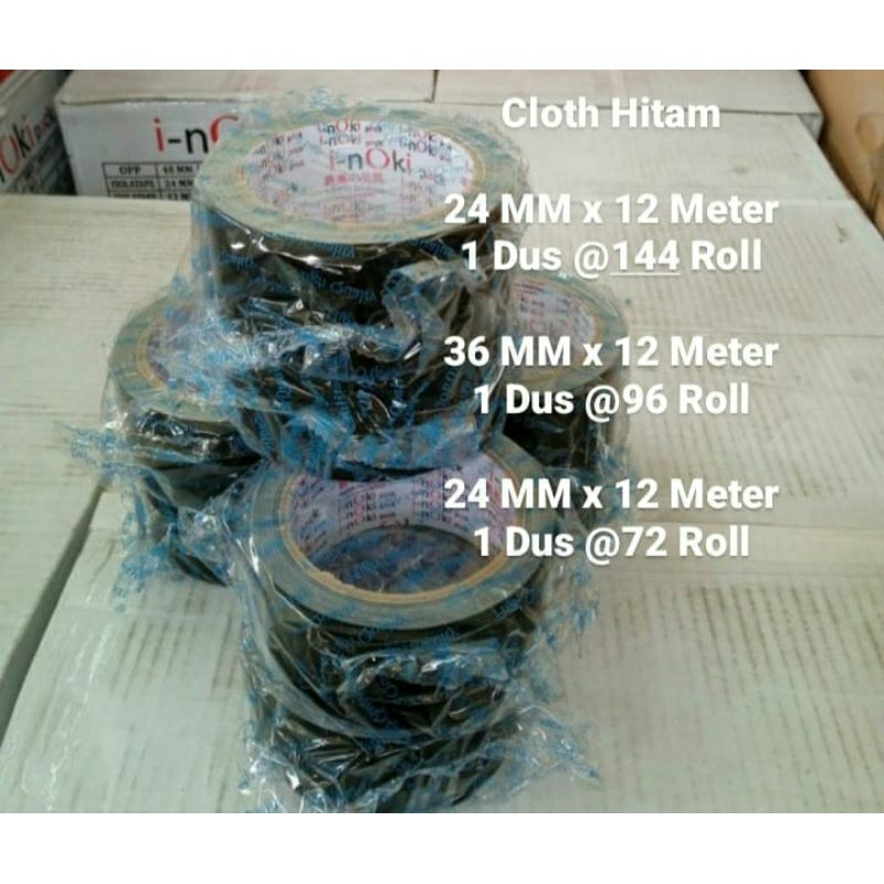 

LAKBAN KAIN HITAM/CLOTH TAPE 48MM X 12 METER