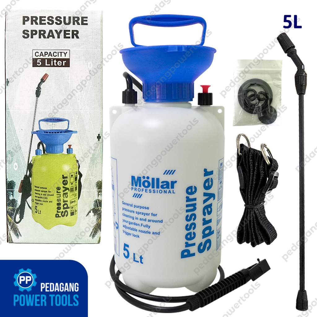 MOLLAR BOTOL SPRAY POMPA 5 LITER BOTTLE SPRAYER PENYEMPROT TANAMAN