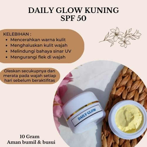 Daily Glow/Cream Siang Glowing kuning