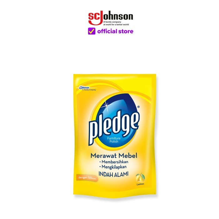 Pledge Liquid Pouch 410Ml Perawatan Furniture kayu / meja / bangku / lemari