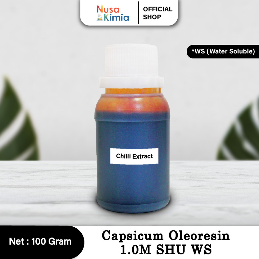 Capsicum Oleoresin 1 Juta SHU Water Soluble / Ekstrak Cabai / Chilli Extract - 100 Gram