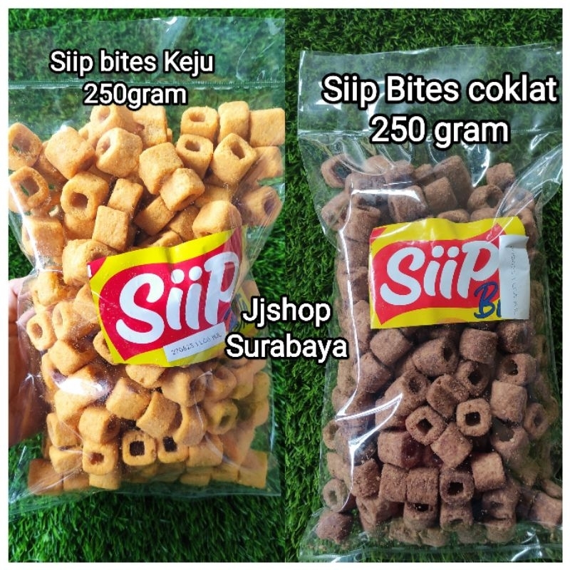 Siip bites keju dan coklat 250gram