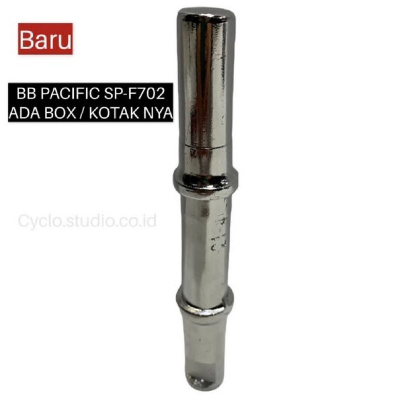 As Tengah Bulat Pacific BB Axle Gir Tengah Crank BB Pendek MTB Minion Jengki Onthel