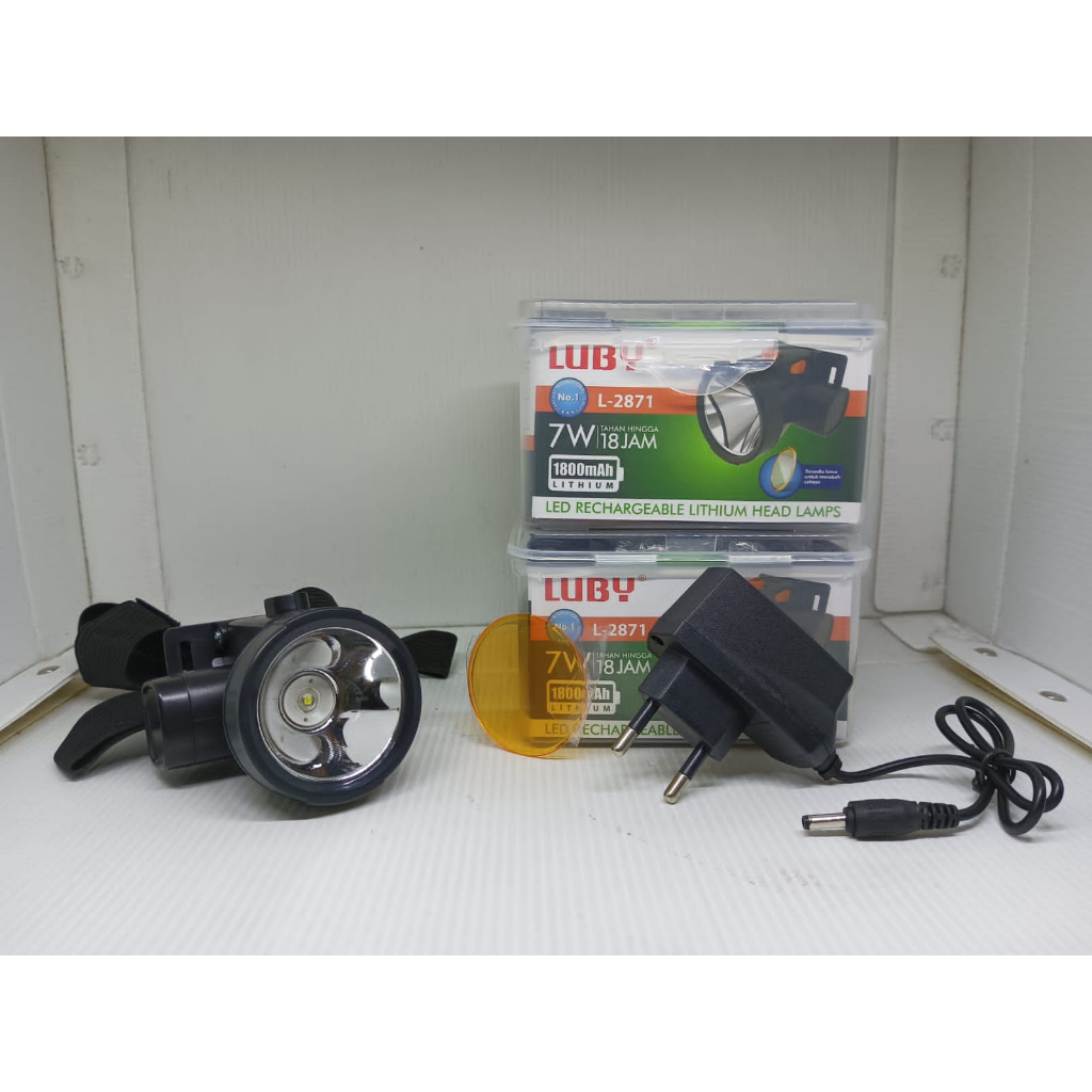 Senter Kepala LED Luby L-2871 / Headlamp Outdoor Waterproof L2871