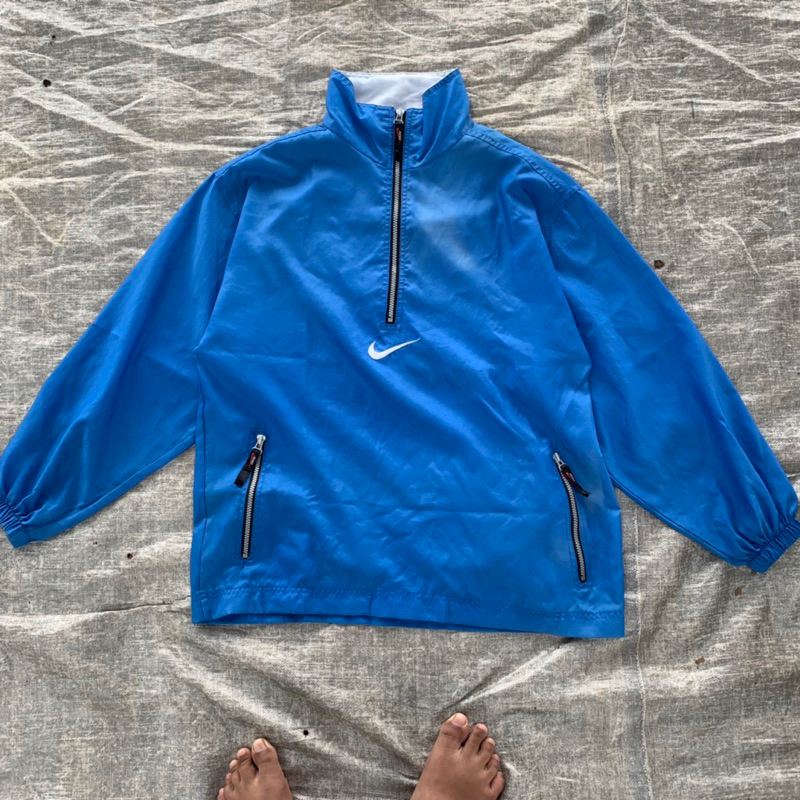 jacket nike center big swosh vtg