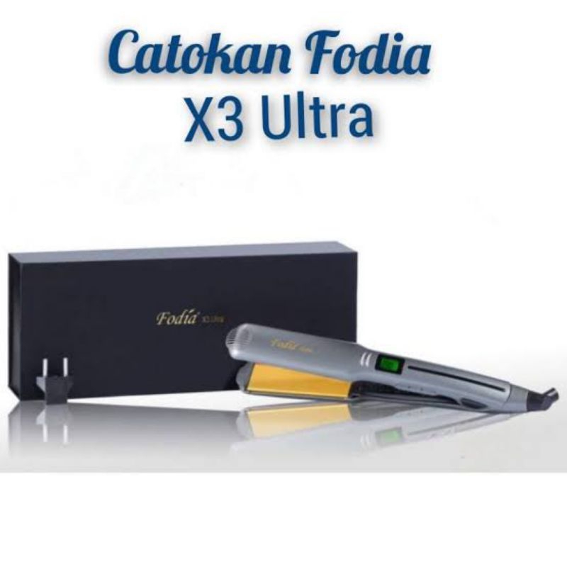 Catok Fodia X3 Ultra/Catok Taiwan /Catok Profesional Salon/Catok Viral
