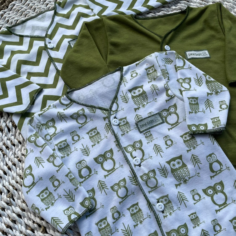 3 PCS Baju Lengan Panjang Bayi Bayi Atasan Bayi Baju Newborn Baju Bayi Baru Lahir Gift Bayi Hadiah Lahiran Bayi Baju bayi lengan panjang DNW BABY