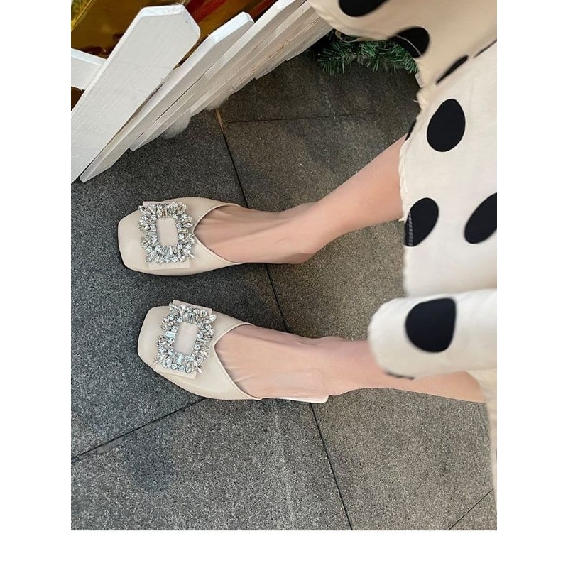 MYSTYLE Nora Korea Design Sandal Flat Fashion Wanita Import