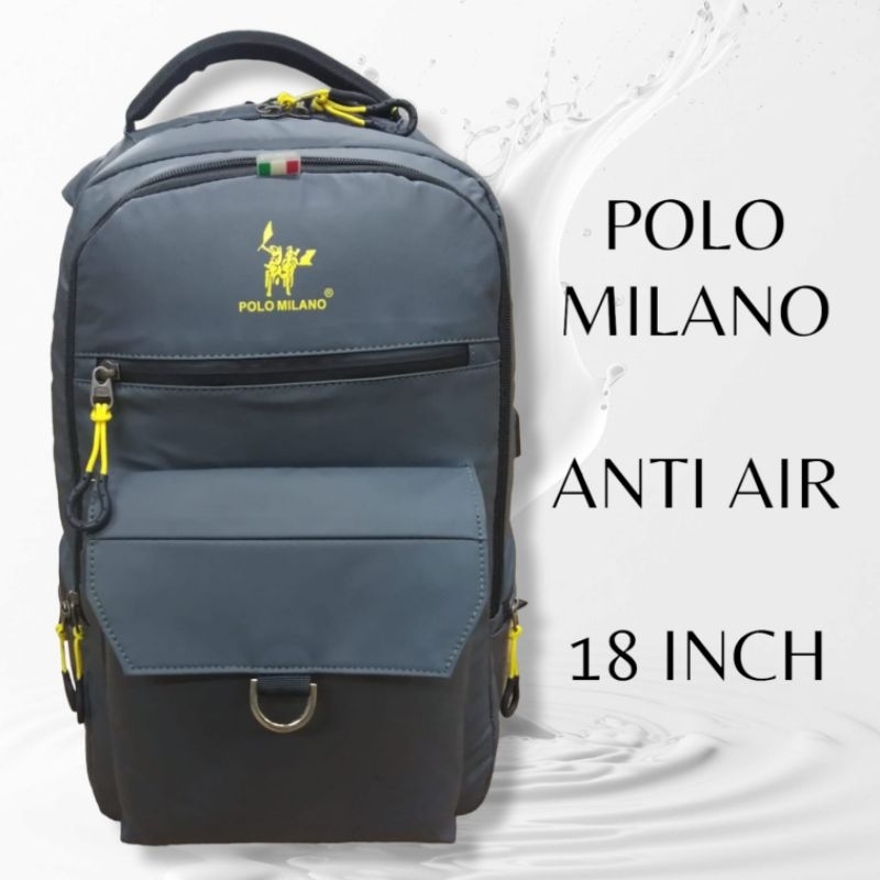 BEST SELLER TAS RANSEL IMPORT PRIA IMPORT POLO MILANO 88339 - ORIGINAL