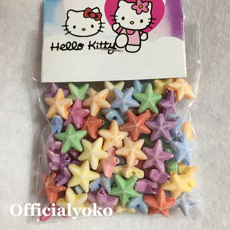 Manik Bintang Kecil Warna Pastel #3 (15gram)